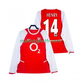 Maillot de Foot Arsenal Henry 14 2003 Retro Domicile 2002 ML